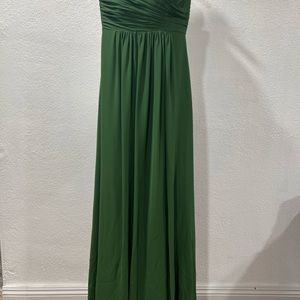 Jasmine Green Strapless Empire‎ Waist Gown for Wedding Guest